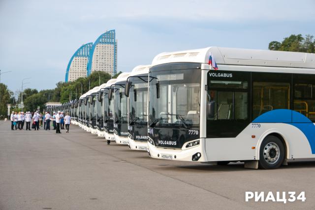 Андрей Бочаров с молодёжью оценили 26 новых больших автобусов для Волгограда